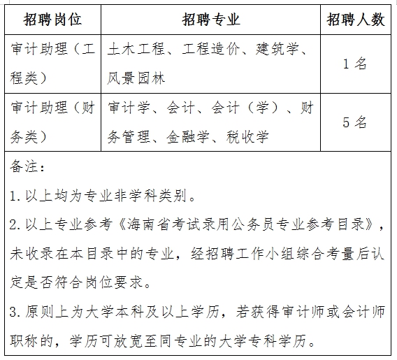 江北区审计局最新招聘启事